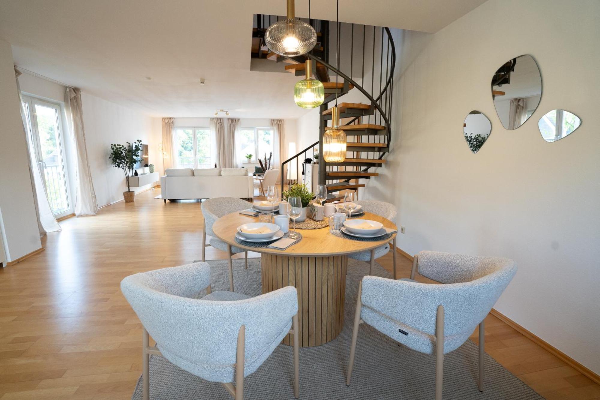 Stilvolle Maisonette Mit Charme Bad Honnef Luaran gambar